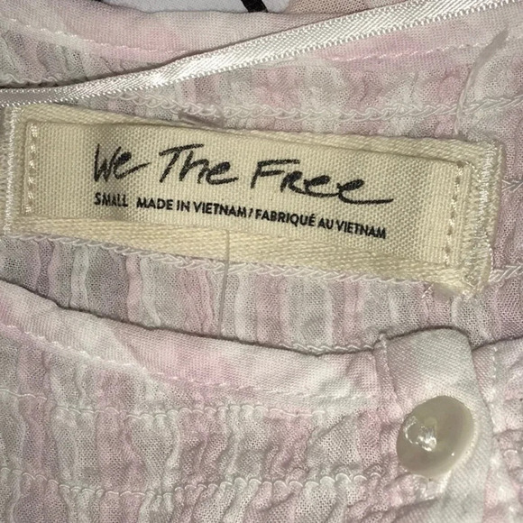 Free People Little Bit of Something Ombré Blouse S - Picture 6 of 7